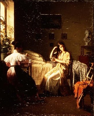 Amigos (óleo sobre tela) de Jevgraf Fiodorovitch Krendovsky