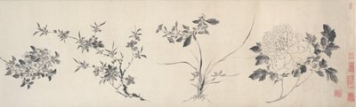 Flores das quatro estações, dinastia Ming de Jiayan Chen
