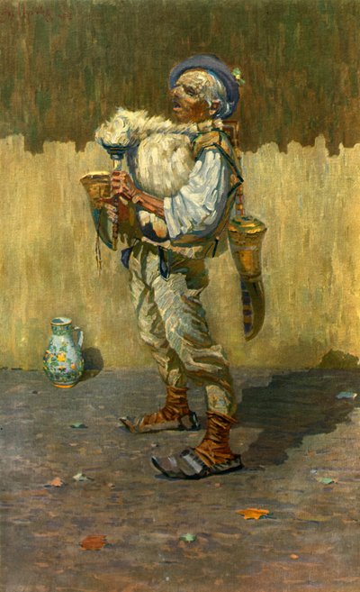 Um gaiteiro, Joa Uprka 1861-1940, 1948 de Joža Uprka