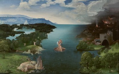 Caronte atravessando o Styx de Joachim Patinir