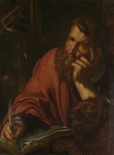 O Evangelista São Marcos de Joachim Wtewael or Utewael