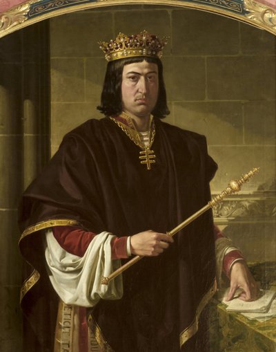 Retrato do rei Fernando II de Aragão (1452-1516) de Joachin Dominguez Becquer