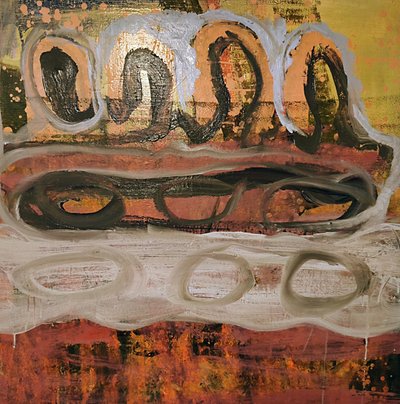 Formas abstratas com tons terrosos de Joackim Schou Dahle