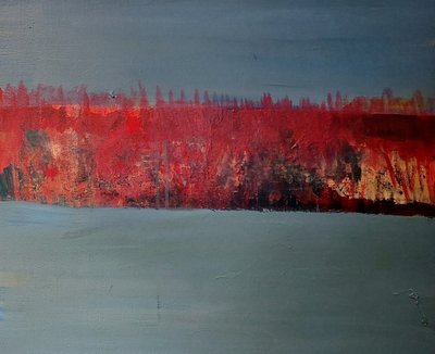 Horizonte abstrato e ardente de Joackim Schou Dahle
