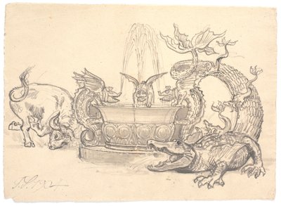A batalha pela Fonte do Dragão de Joakim Frederik Skovgaard