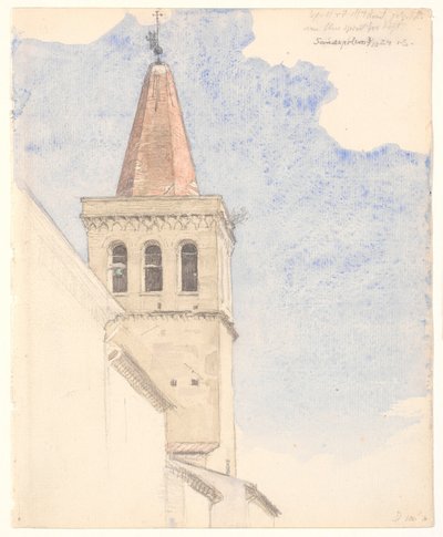 Torre do sino em Sansepolcro de Joakim Frederik Skovgaard