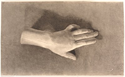 Estudo da mão de gesso de Joakim Frederik Skovgaard