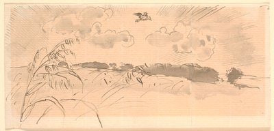 Rascunho de "A Cotovia" de Joakim Frederik Skovgaard