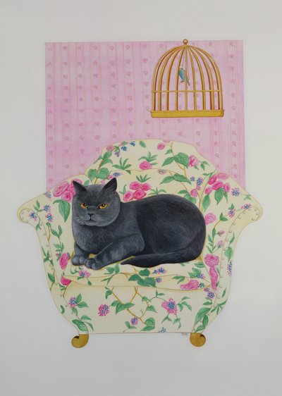 Azul britânico de Joan Freestone