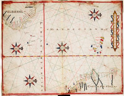 Mapa do Atlântico central de Joan Oliva