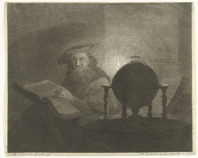 Um estudioso à luz de velas de Joannes Bemme