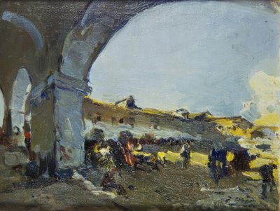 Markt em Vilanova i la Geltrú de Joaquim Mir i Trinxet