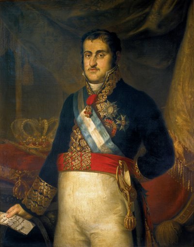 Retrato de Fernão VII (Fernando VII de Joaquin Manuel Fernandez Cruzado