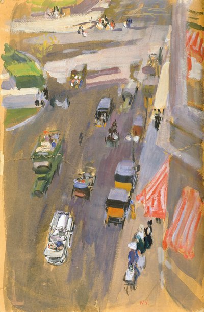 Quinta Avenida, Nova York de Joaquín Sorolla