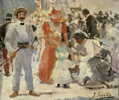 Na feira; En la Feria, de Joaquín Sorolla