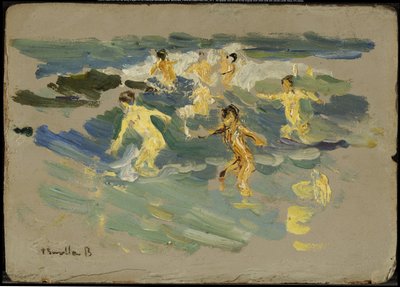 Praia em Valência, c.1904 de Joaquín Sorolla