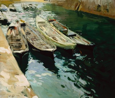 Drifters, Zarautz, perto de San Sebastian de Joaquin Sorolla y Bastida