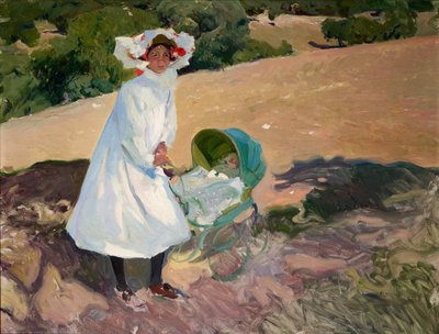 Elena em El Pardo, 1907. de Joaquin Sorolla y Bastida