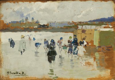 Praia de La Concha, San Sebastián, 1906 de Joaquín Sorolla