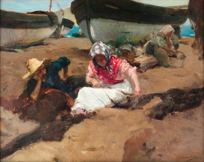 Consertando a rede de Joaquin Sorolla y Bastida