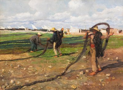 Puxar as redes de pesca de Joaquin Sorolla y Bastida