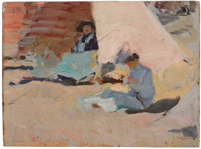 Praia, Biarritz de Joaquín Sorolla