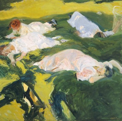 A sesta de Joaquín Sorolla