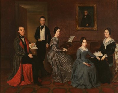 A familia de Jorge Flaquer de Joaquín Espalter y Rull