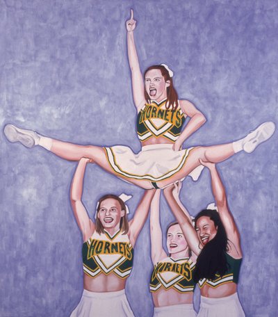 Vamos para o Hornets  1 Yeah !, 2002 (óleo e acrílico sobre tela) de Joe Heaps Nelson