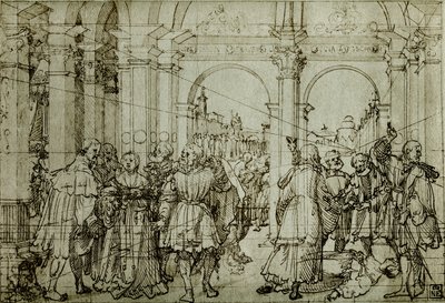 A história da Lucretia de Joerg the Elder Breu