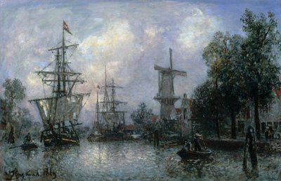 O Porto de Roterdão de Johan Barthold Jongkind
