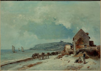 A praia de Sainte-Adresse de Johan Barthold Jongkind
