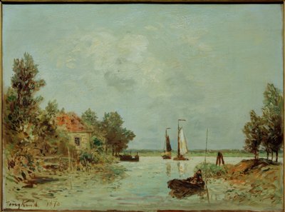 Os Maas em Dordrecht de Johan Barthold Jongkind
