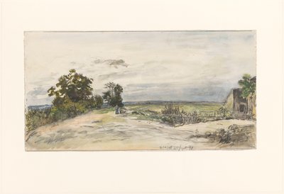 Paisagem em Nevers de Johan Barthold Jongkind