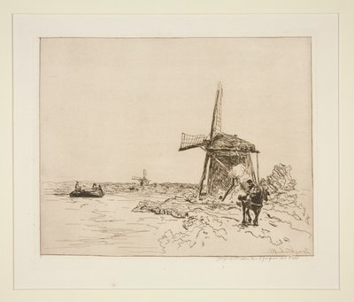 Le Chemin de Halage (O Caminho de Halage) de Johan Barthold Jongkind