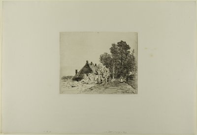 A Enfermeira, de Livro de seis gravuras, vistas da Holanda de Johan Barthold Jongkind