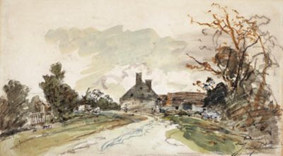 A estrada através da Côte-Saint-André em Grenoble de Johan Barthold Jongkind