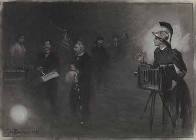 Design para ilustração em De Amsterdammer: The Speech from the Throne, 24 set. 1905 de Johan Braakensiek