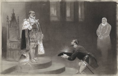 Design para ilustração em De Amsterdammer: O presente dos Transvaladores para o Rei Eduardo de Johan Braakensiek
