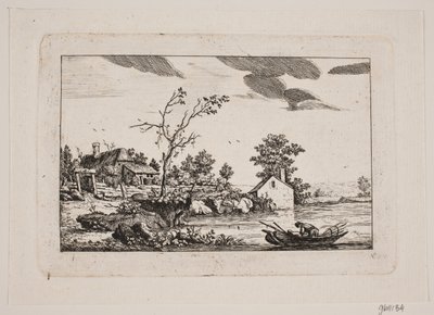 Paisagem por um lago de Johan Bülow