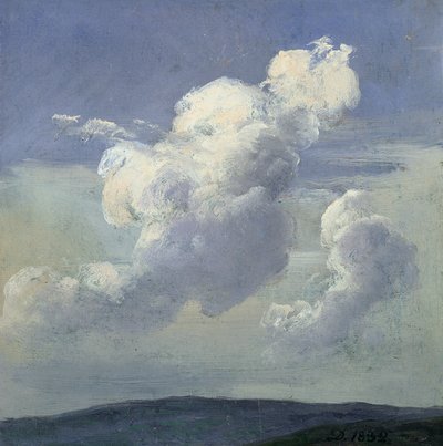 Estudo da nuvem de Johan Christian Dahl