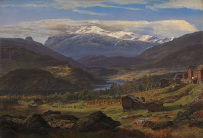 De Hjelle, em Valdres de Johan Christian Dahl