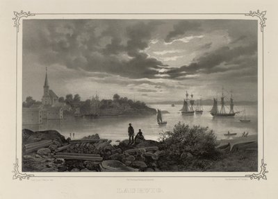 Ilustração retirada do livro Norge fremstillet i Tegninger av Asbjørnsen, P.Chr. og utgitt av Chr. Tønsberg (no, 1848) de Johan Christian Dahl