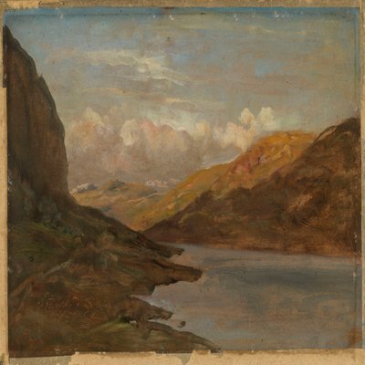 Paisagem em Nystuen, em Filefjell de Johan Christian Dahl