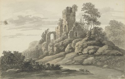 As ruínas do castelo em Wehlen de Johan Christian Dahl