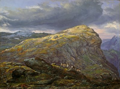 Stugunøset em Filefjell de Johan Christian Dahl