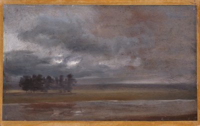 O Elba à chuva de Johan Christian Dahl