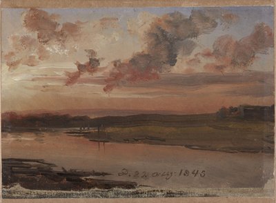 O Elba à noite de Johan Christian Dahl