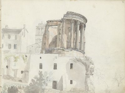 «Templo de Vesta», Tivoli de Johan Christian Dahl