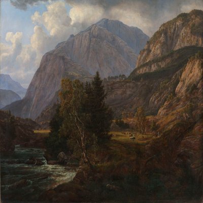 Vista de Fortundalen de Johan Christian Dahl